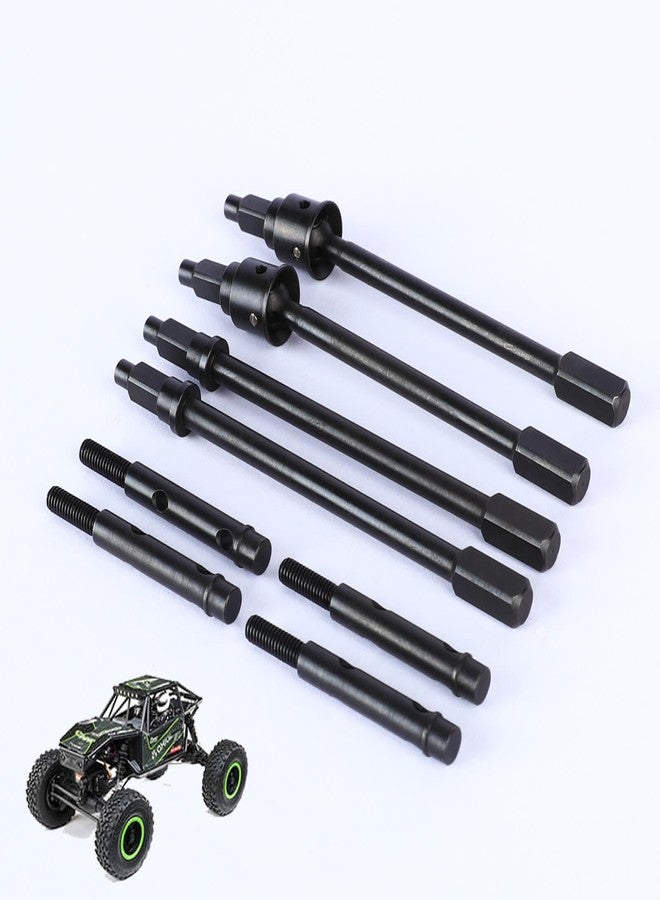RCAWD #45 Steel Front CVD Drive Shaft Rear Axle Shafts and Portal Stub Axles for RC 1/18 Axial UTB18 Upgrade Parts - Image 1
